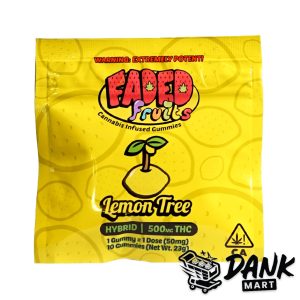 Faded Fruits THC Gummies (500mg) - Lemon Tree (Hybrid)