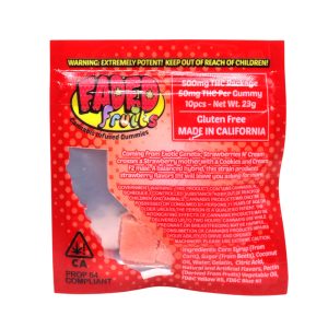 Faded Fruits THC Gummies (500mg) - Strawberry Cream