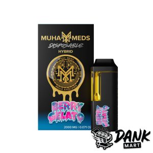Muha Meds Disposable Vape (2g) - Berry Gelato (Hybrid)
