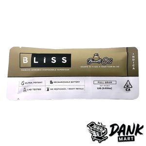 Bliss Disposable Vape (1g) - Biscotti OG / Gelato 25 x GSC x Sour Florida OG