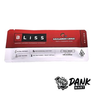 Bliss Disposable Vape (1g) - Strawberry Cough / Haze x Strawberry Fields