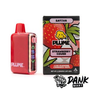 Plume Live Diamond Cannabis Vapes (2g) - Strawberry Cough (Sativa)