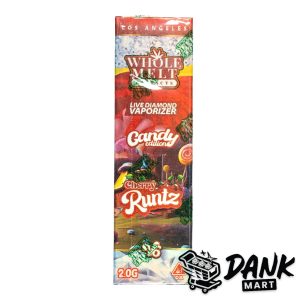 Whole Melt Extracts Live Resin + Diamonds Disposable Vape (2g) - Cherry Runtz (Sativa)