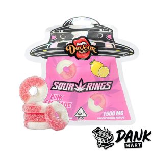 Devour Sour Rings - Pink Lemonade (1500mg THC)