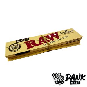 RAW Slow Burning Classic Papers (King Size Slim + Tips)
