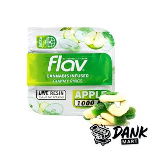 Flav THC Gummies (1000mg) – Apple Rings