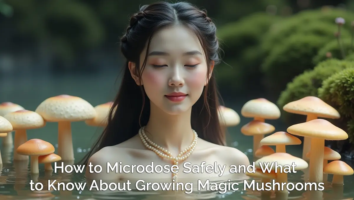 How to Microdose Safely and What to Know About Growing Magic Mushrooms