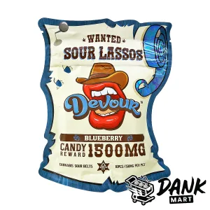 Devour Sour Lassos - Blueberry (1500mg)