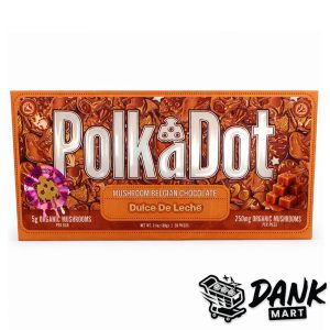 PolkaDot Mushroom Belgian Chocolate (5g) - Dulce De Leches