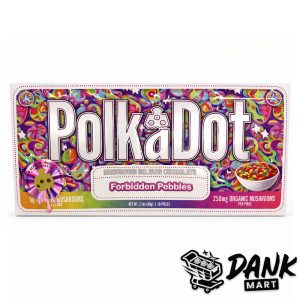 PolkaDot Mushroom Belgian Chocolate (5g) - Forbidden Pebbles
