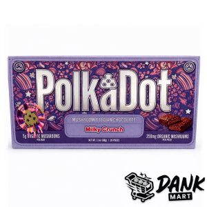 PolkaDot Mushroom Belgian Chocolate (5g) - Milky Crunch