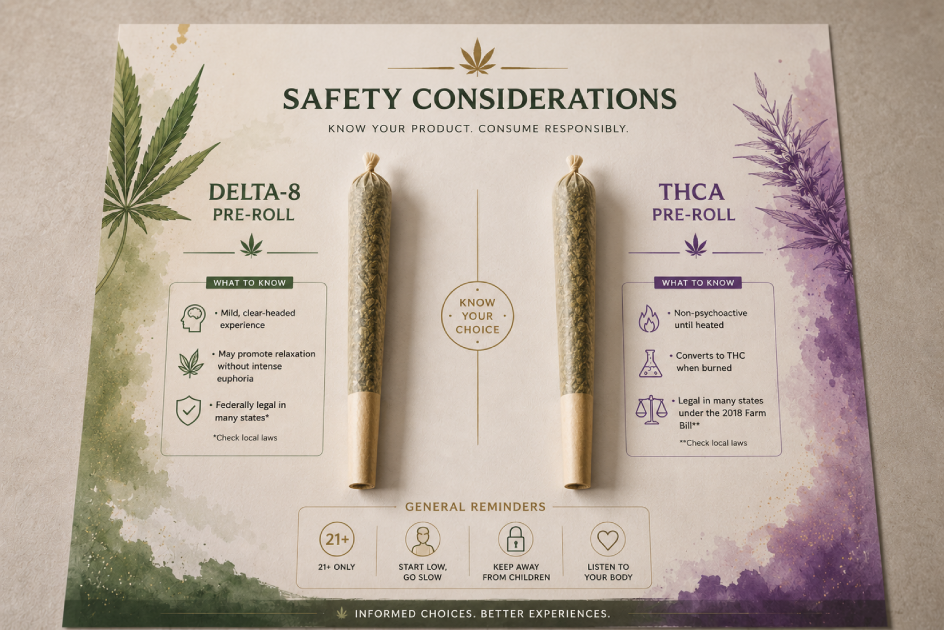 Are Delta-8 and THCA Safe?
