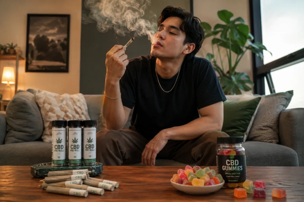 CBD Pre-Rolls vs CBD Gummies