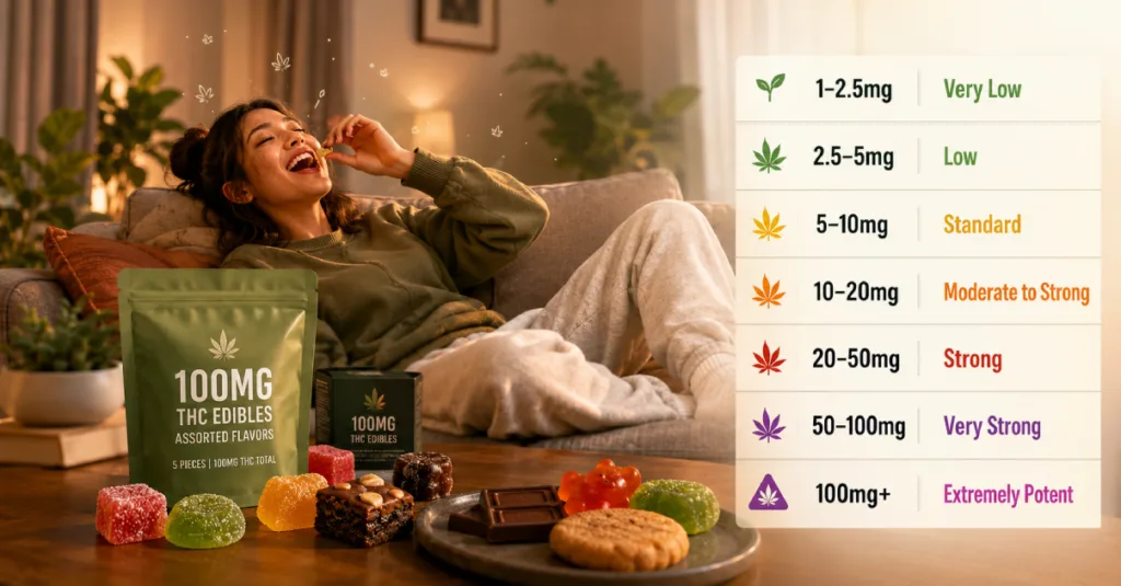 Is 100mg THC considered a High Dose?