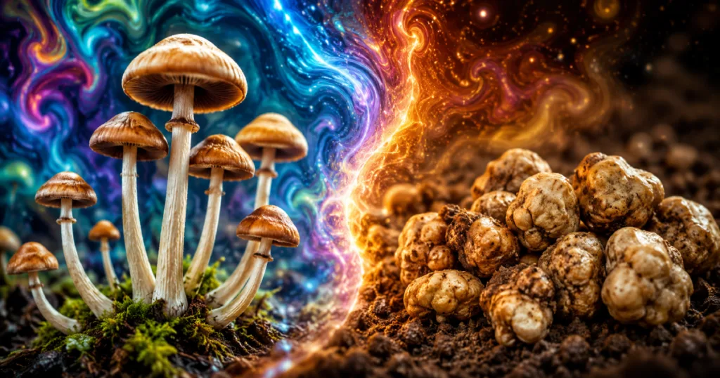 Magic Truffles vs. Magic Mushrooms: What's the Difference?