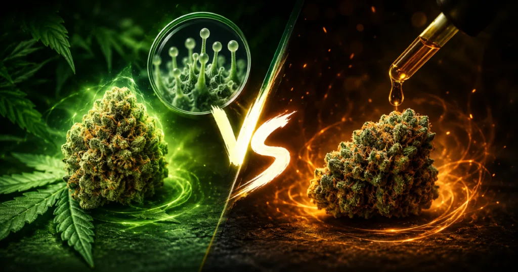 THCA Pre-Rolls vs THC Pre-Rolls
