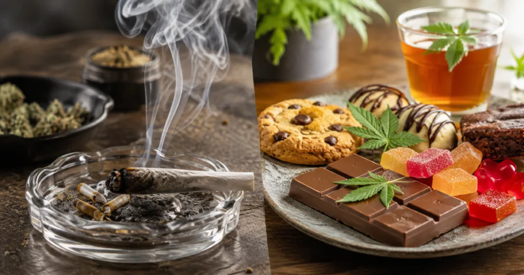 Smoking vs Edibles: Dose Control