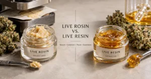 Live Rosin vs. Live Resin: What's the Difference and Which Cannabis Concentrate Is Right for You?