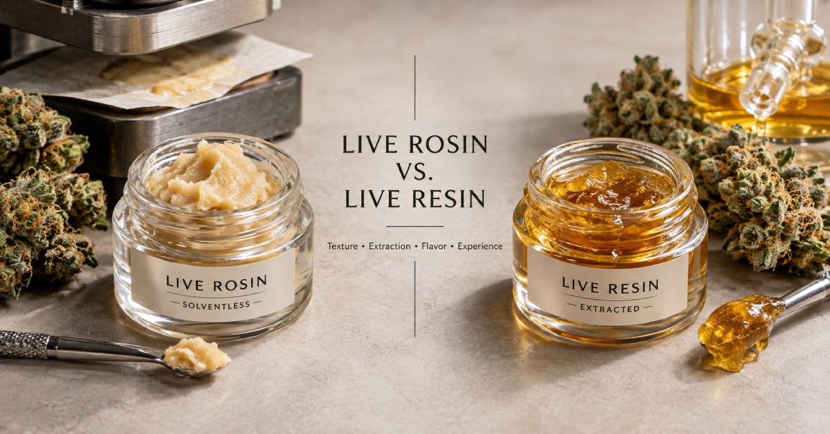 Live Rosin vs. Live Resin: What's the Difference and Which Cannabis Concentrate Is Right for You?